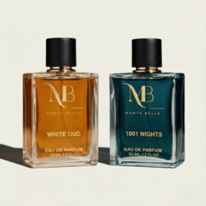 Montabella White Oud & 1001 Nights 50ml Combo Unisex Luxury Perfume Duo